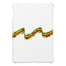 Rasta Music Staff Case For The iPad Mini