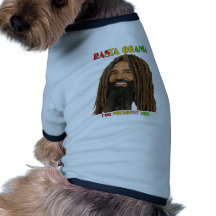 Rasta Obama for President 2012 Dog T-shirt