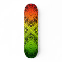 Rasta Paisley skateboards