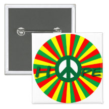 Rasta Peace Hope Pins