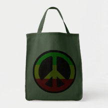 Rasta Peace-Sign Bag