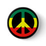 Rasta Peace Symbol Buttons