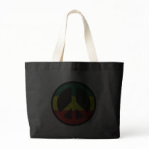 Rasta Peace Symbol Canvas Bags