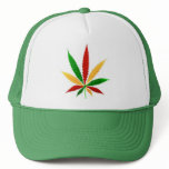 rasta pot leaf hats