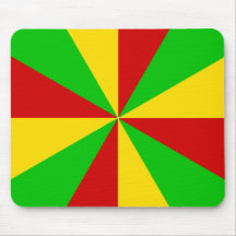 Rasta Rays Mouse Pad