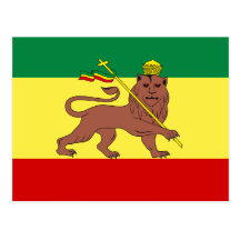 Rasta Reggae Lion of Judah Postcards
