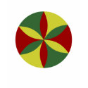 Rasta Rosette Women's T-shirt