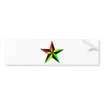 Rasta Star bumper stickers