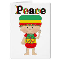 Rasta Themed Gifts and Tees for Kids, Adults Card