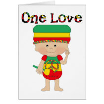 Rasta Themed Gifts and Tees for Kids, Adults Greeting Cards