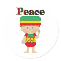 Rasta Themed Gifts and Tees for Kids, Adults Stickers