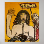RASTA WITCH TRIALS GUILTY PRINT