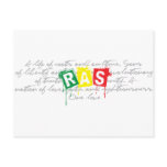 Rasta Writing postcards
