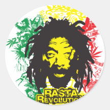 Rastafarian Revolution Stickers