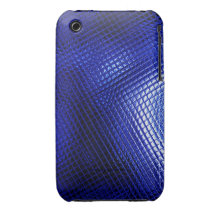 Raster in Blue iPhone 3 Covers