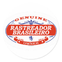 RASTREADOR BRASILEIRO_ ROUND STICKER