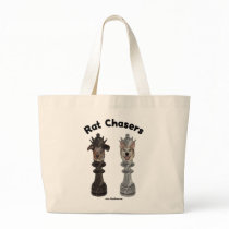 Rat Chasers Chess Dogs Tote Bags