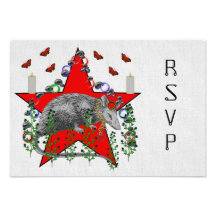 Rat God Personalized Invites