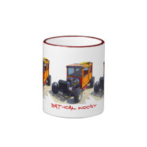 Rat-ical Woody Mugs