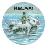 Rat on Tube, RELAX! stickers