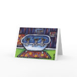 Rat terrier bath cards
