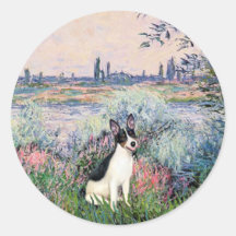 Rat Terrier - By the Seine Sticker