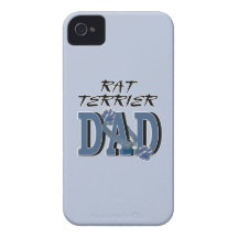 Rat Terrier DAD iPhone 4 Covers