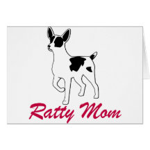 Rat Terrier Mum Greeting Card