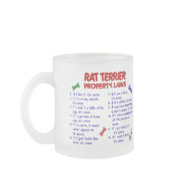 RAT TERRIER Property Laws 2 Coffee Mug