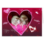 Rat Valentine Card red