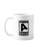 Rated A For Awesome mugs