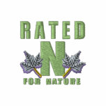 RATED N FOR NATURE embroidered shirts