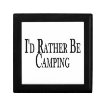 Rather Be Camping Jewelry Boxes