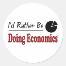 Rather Be Doing Economics Stickers