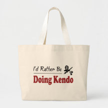 Rather Be Doing Kendo Tote Bags
