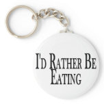 Rather Be Eating keychains