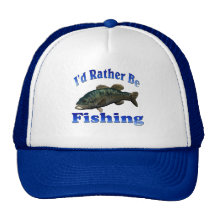 Rather Be Fishing Trucker Hat