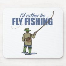 Rather Be Fly Fishing Mouse Pads