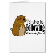 Rather Be Following Greeting Cards