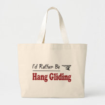 Rather Be Hang Gliding Canvas Bag