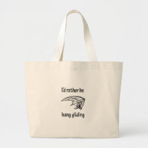 Rather Be Hang Gliding Canvas Bag