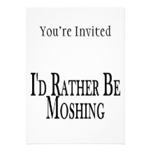 Rather Be Moshing Card