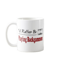 Rather Be Playing Backgammon Coffee Mug