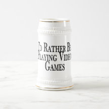Rather Be Playing Video Games Mugs