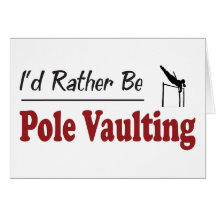 Rather Be Pole Vaulting Cards