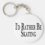 Rather Be Skating Keychain