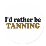 Rather Be Tanning stickers