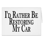Rather Restore Car Card