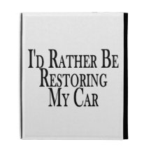 Rather Restore Car iPad Folio Cases