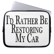 Rather Restore Car Laptop Sleeve